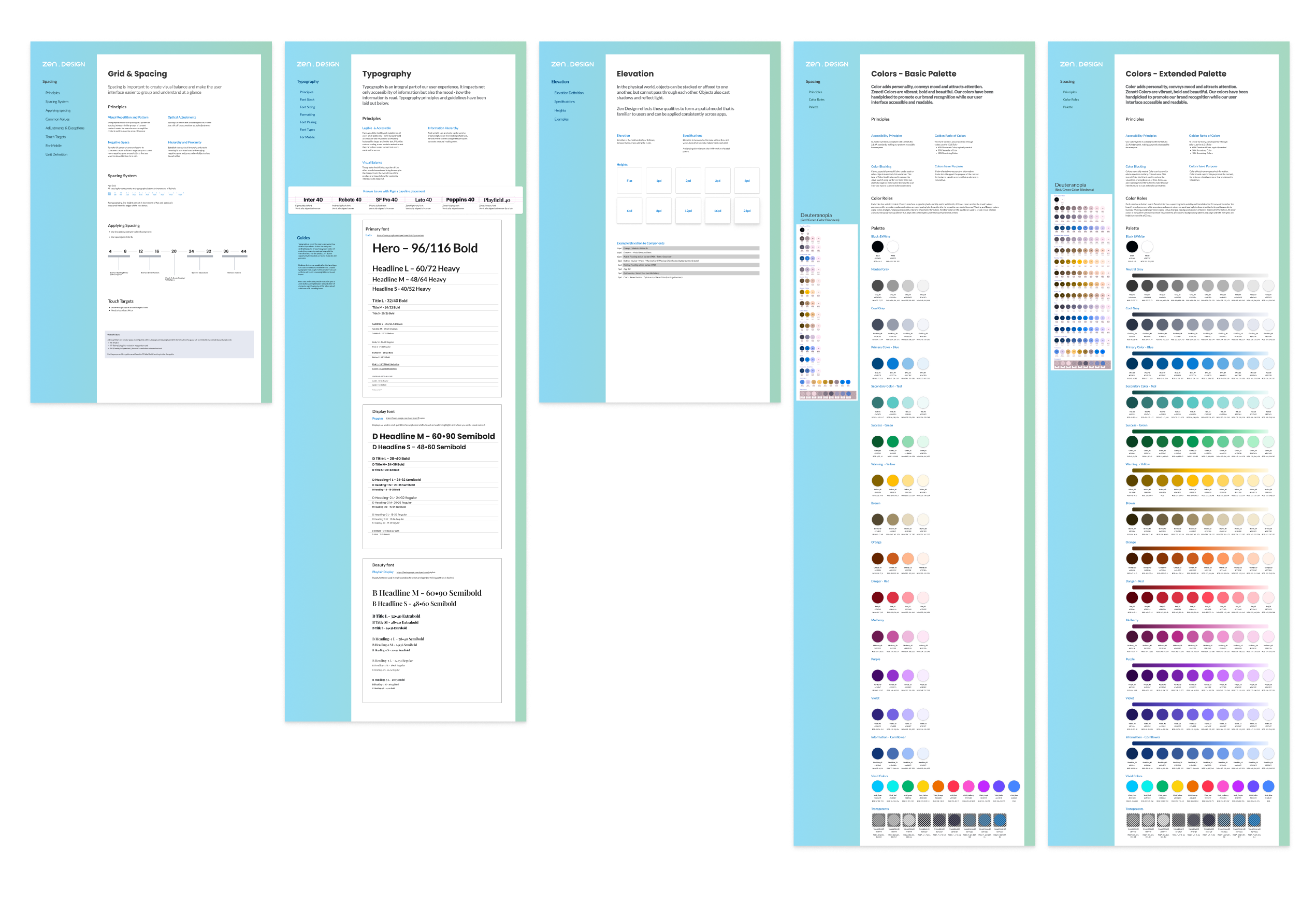 Design system foundations